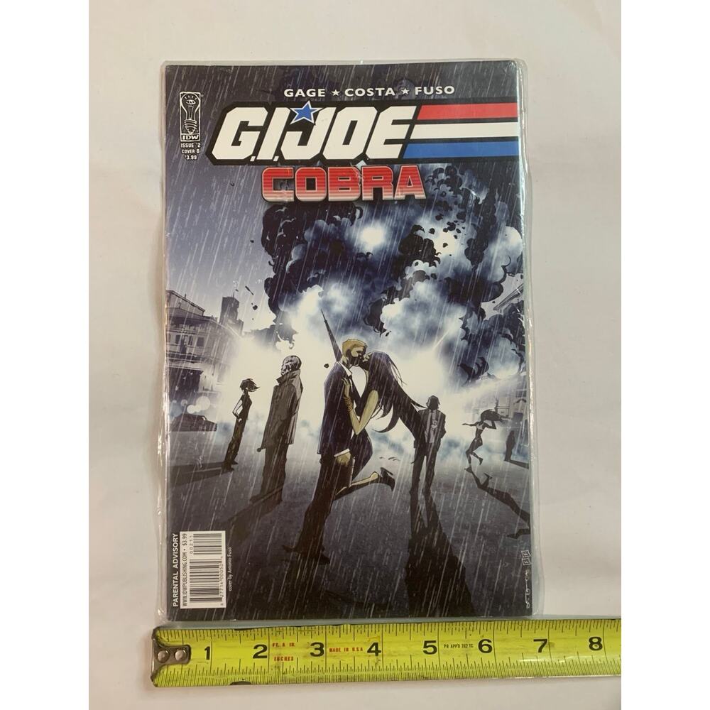 GI Joe Cobra 2 IDW 2009 Cover B Antonio Fuso Art Christos Gage NM Modern Age